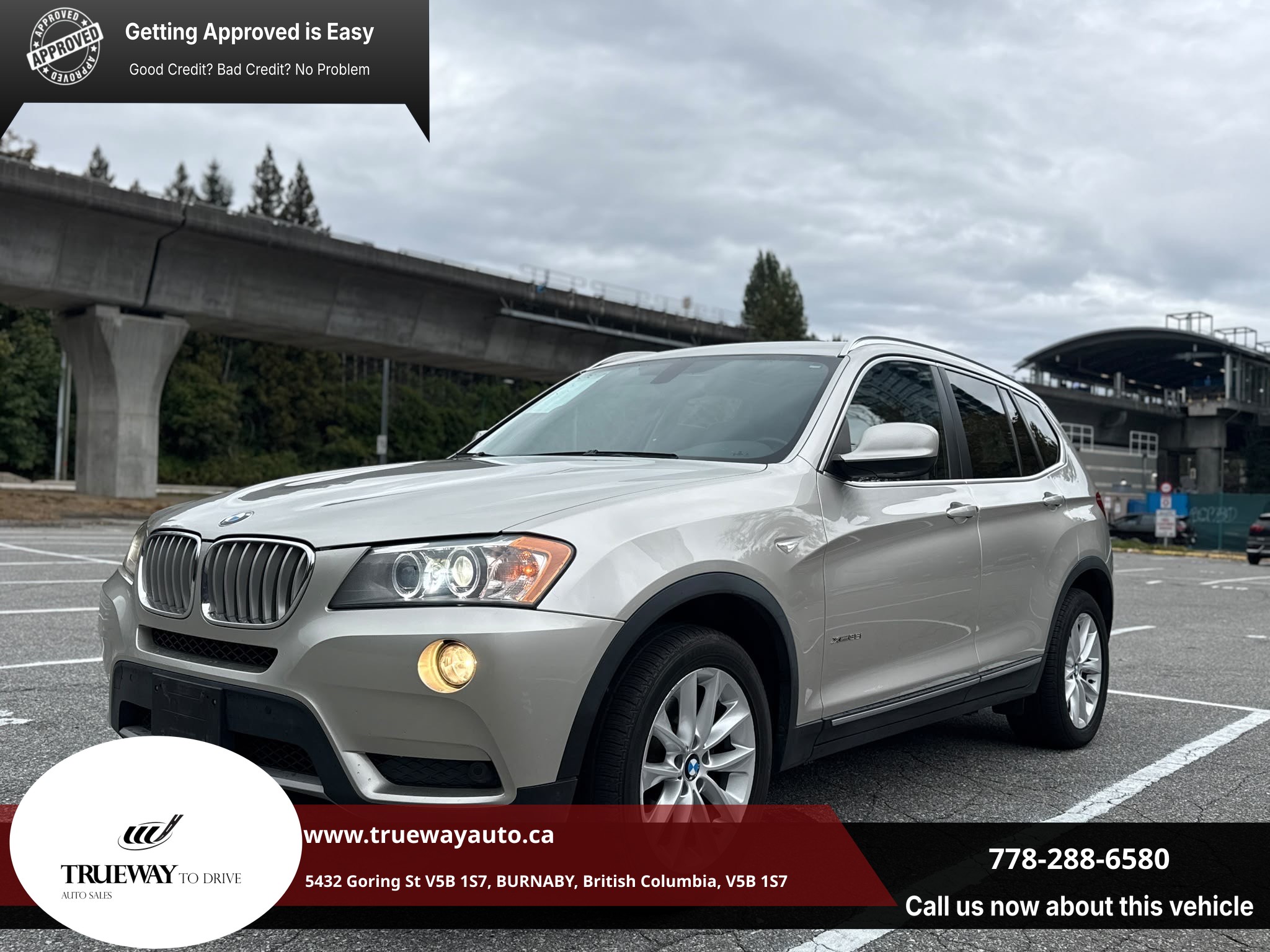 Gold 2013 BMW X3 SUV / Crossover All-Wheel Drive Automatic