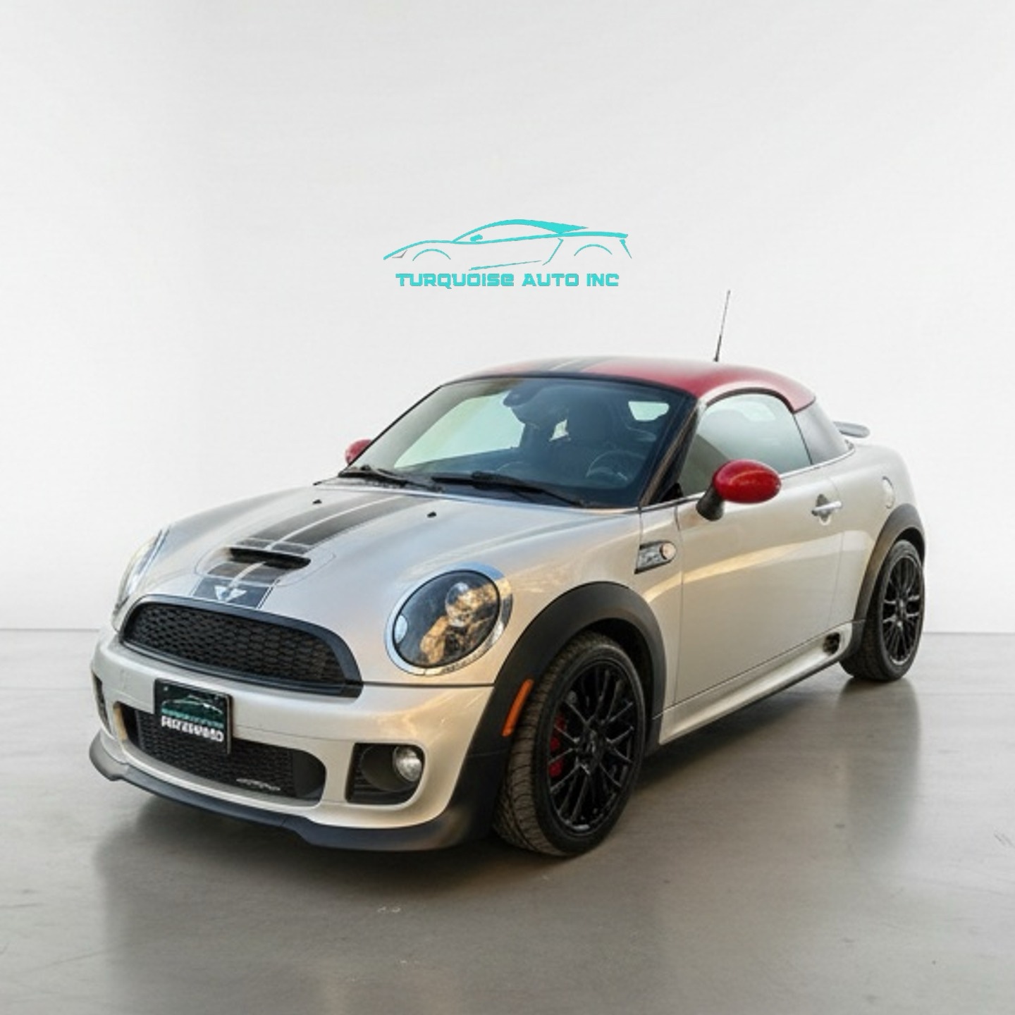 Silver 2012 MINI Cooper Coupe Coupe Front-Wheel Drive Manual