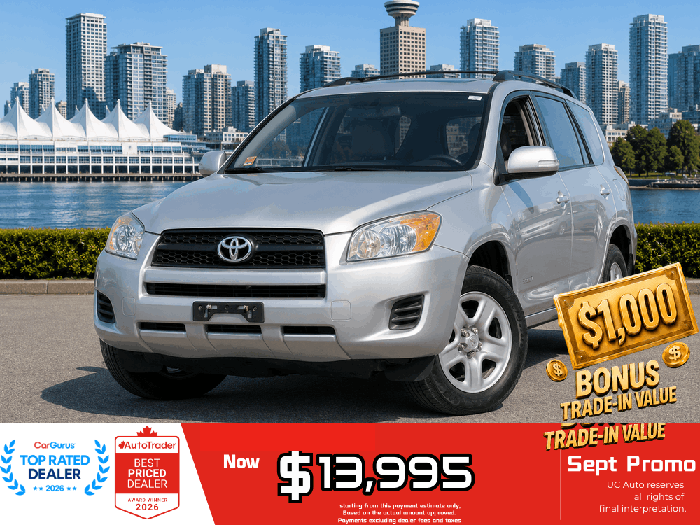 Gray 2011 Toyota RAV4 SUV / Crossover Four-Wheel Drive Automatic