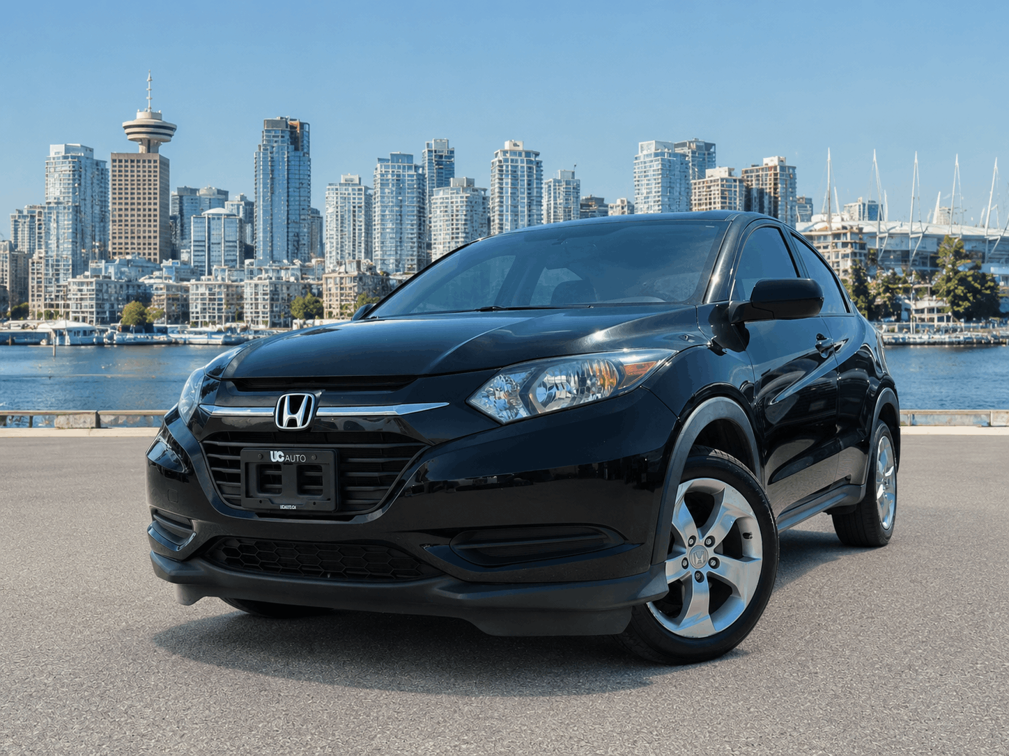 Black 2016 Honda HR-V LX AWD SUV / Crossover All-Wheel Drive Automatic