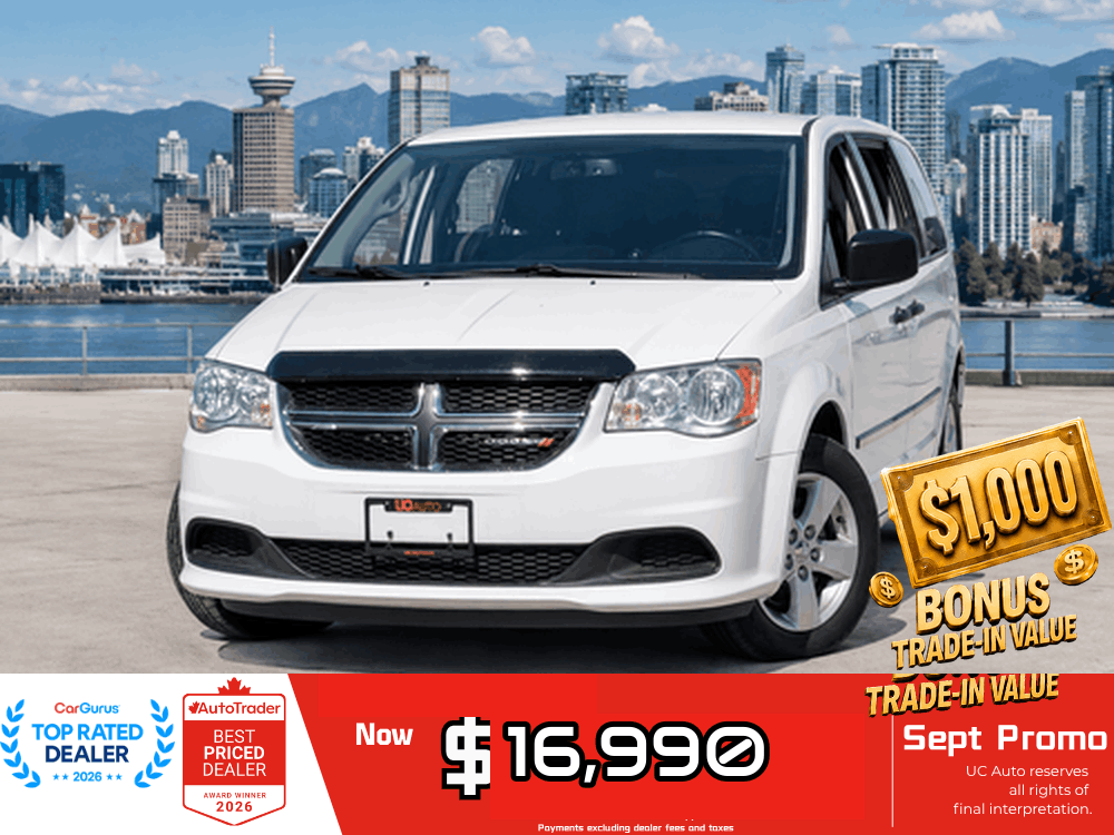 White 2017 Dodge Grand Caravan Minivan Automatic