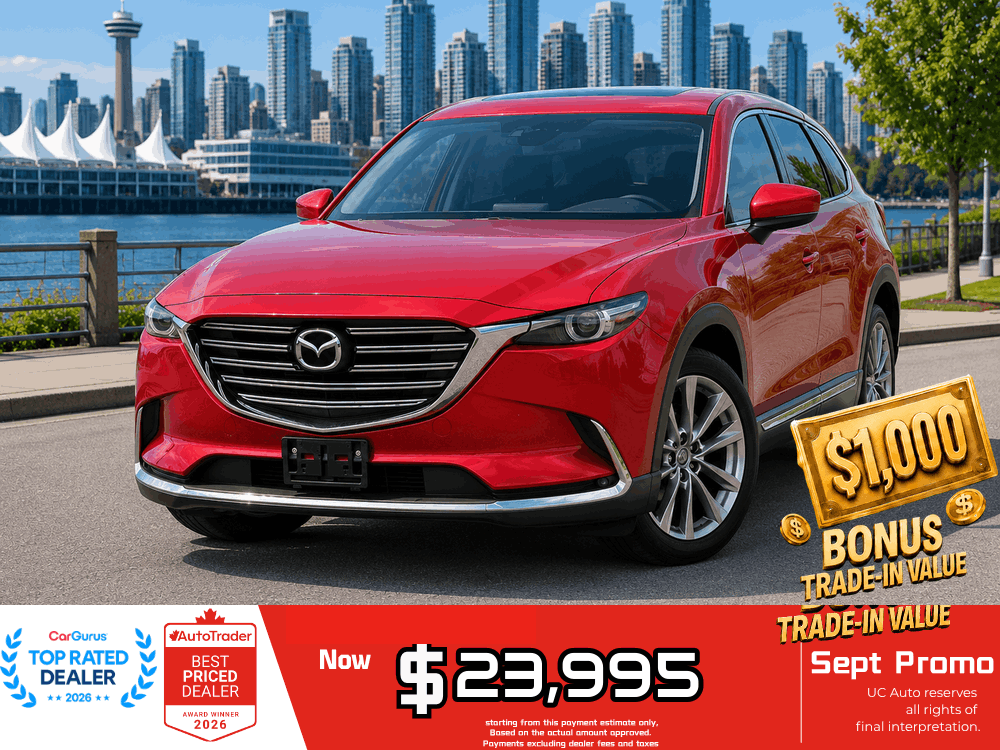 Red 2017 Mazda CX-9 SUV / Crossover Automatic
