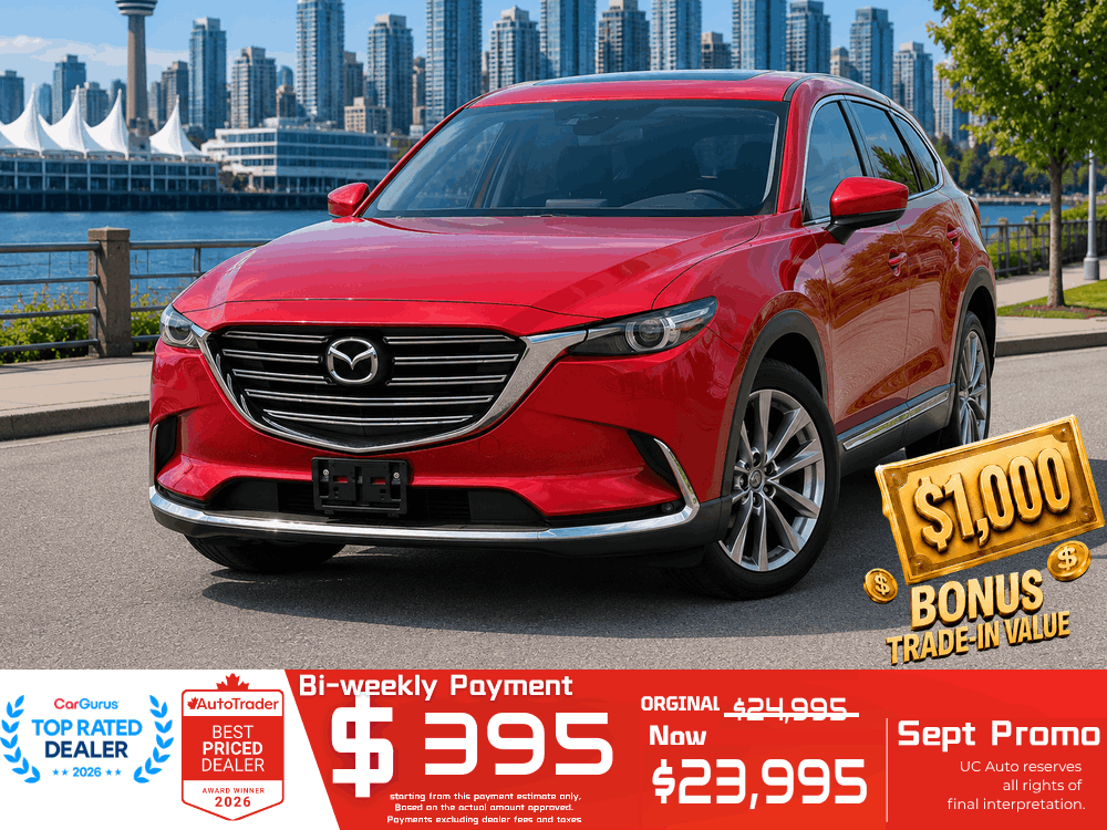 Red 2017 Mazda CX-9 SUV / Crossover Automatic