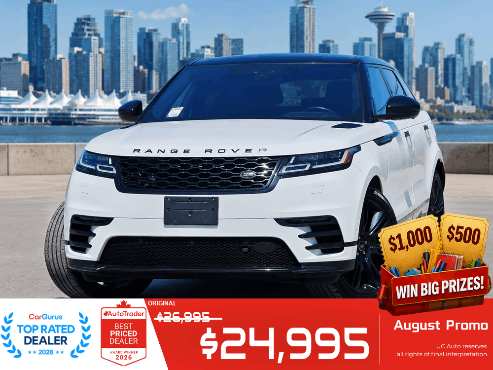 White 2018 Land Rover Range Rover Velar SUV / Crossover All-Wheel Drive Automatic