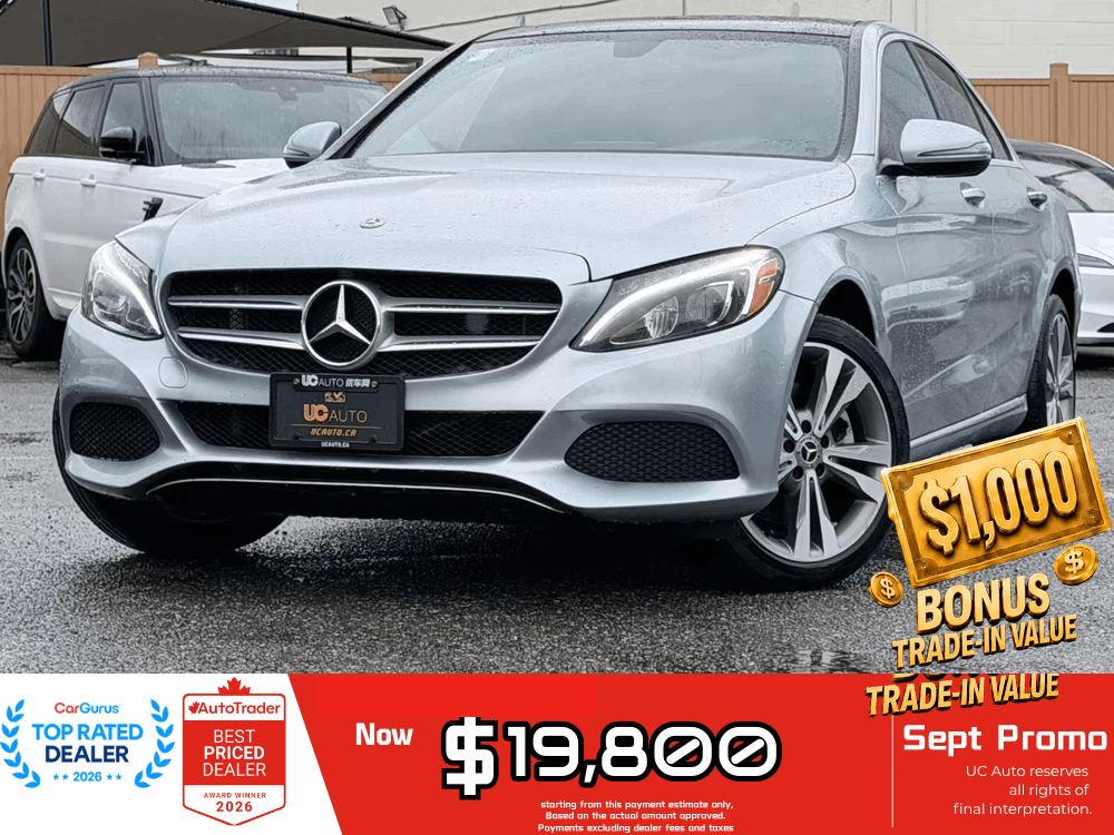 2018 Mercedes-Benz C-Class C 300 Sedan 4MATIC
