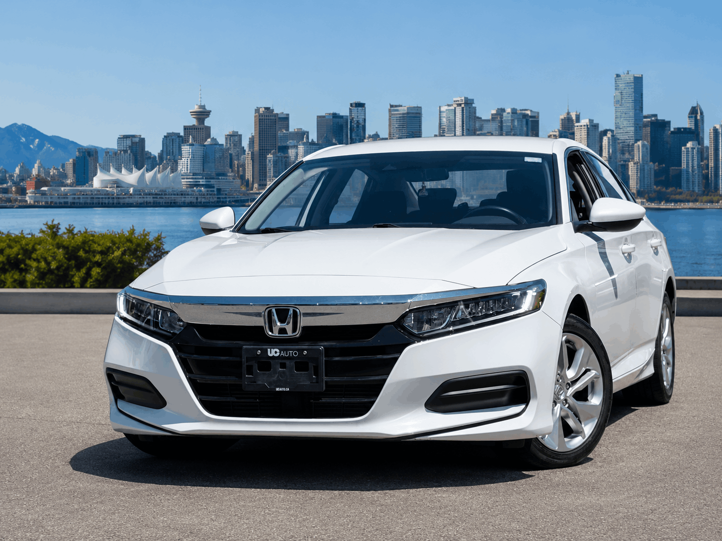 White 2019 Honda Accord 1.5T LX FWD Sedan Front-Wheel Drive Automatic
