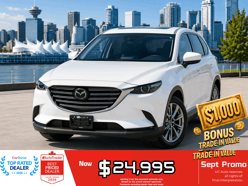 White 2019 Mazda CX-9 SUV / Crossover  Automatic