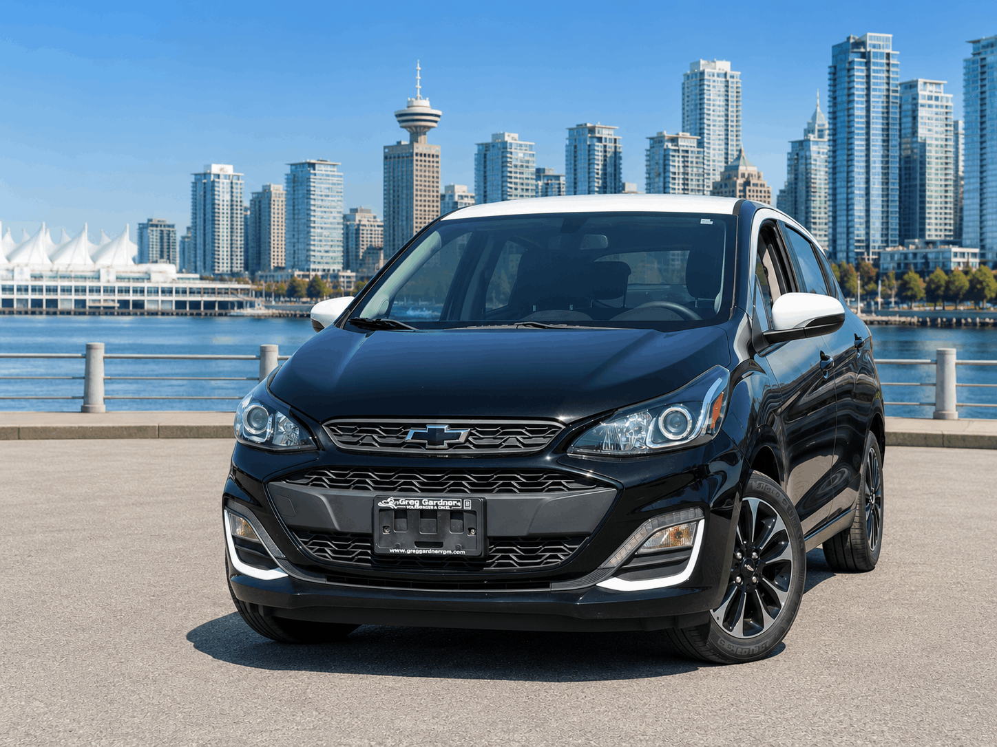 Black 2022 Chevrolet Spark Hatchback Front-Wheel Drive Automatic