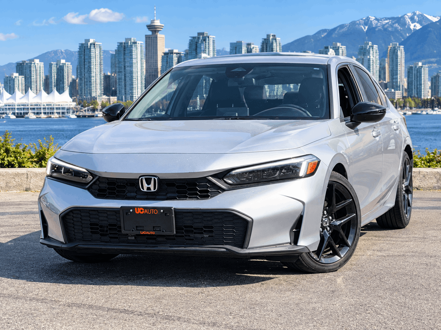 Silver 2025 Honda Civic Hatchback Hatchback Front-Wheel Drive Automatic