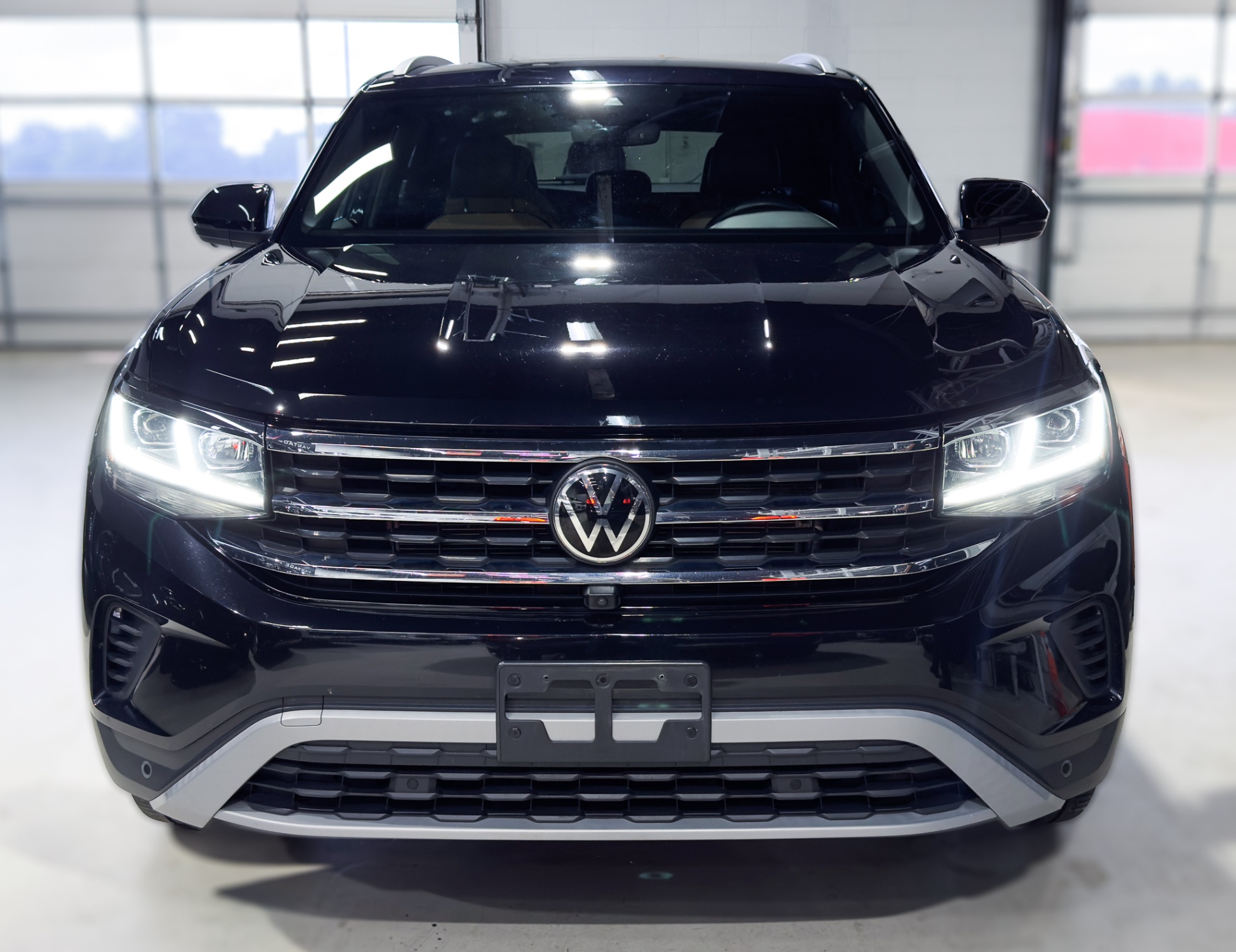 Black 2021 Volkswagen Atlas Cross Sport SUV / Crossover All-Wheel Drive Automatic