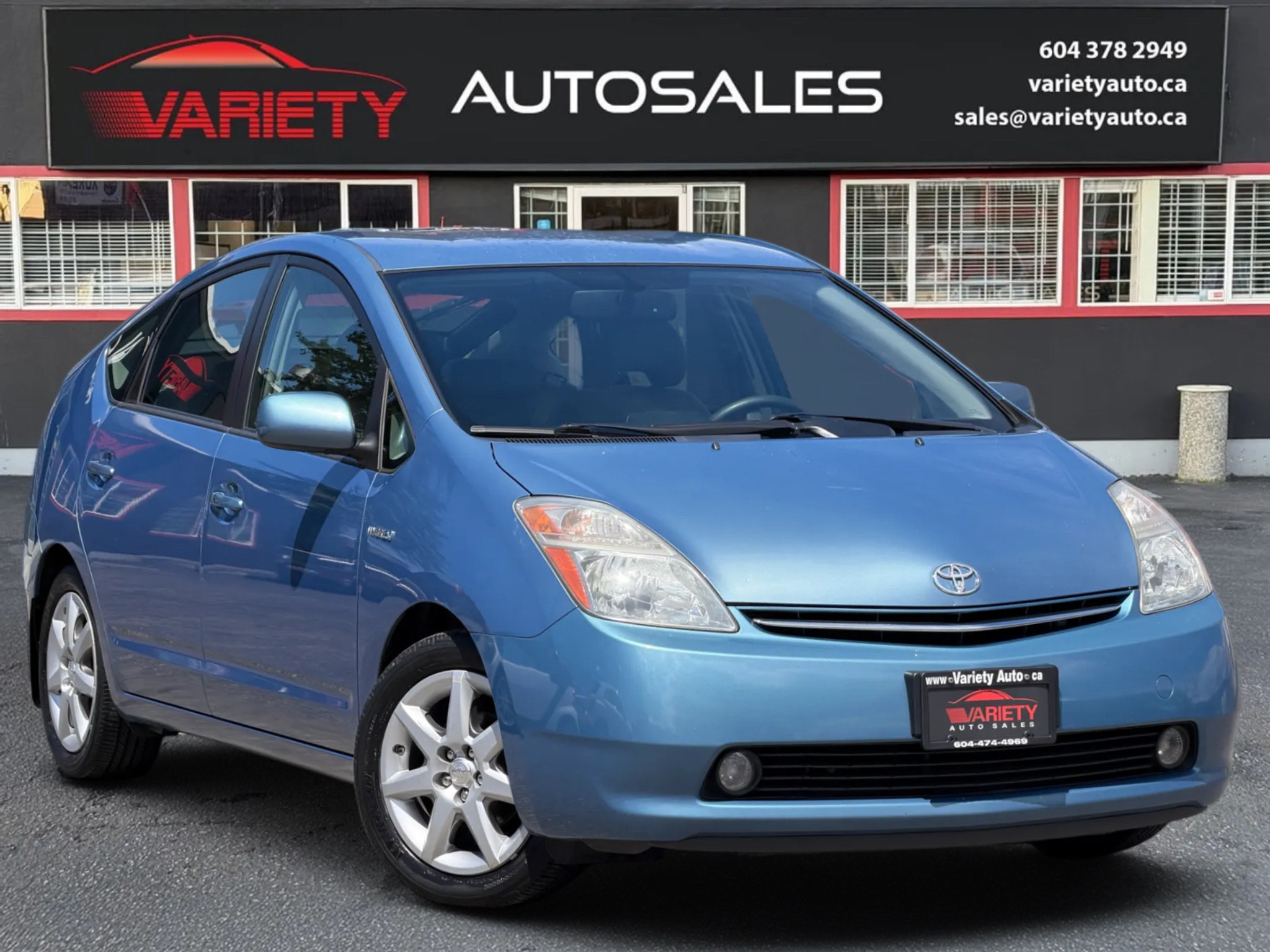 Blue 2008 Toyota Prius FWD Hatchback Front-Wheel Drive Automatic