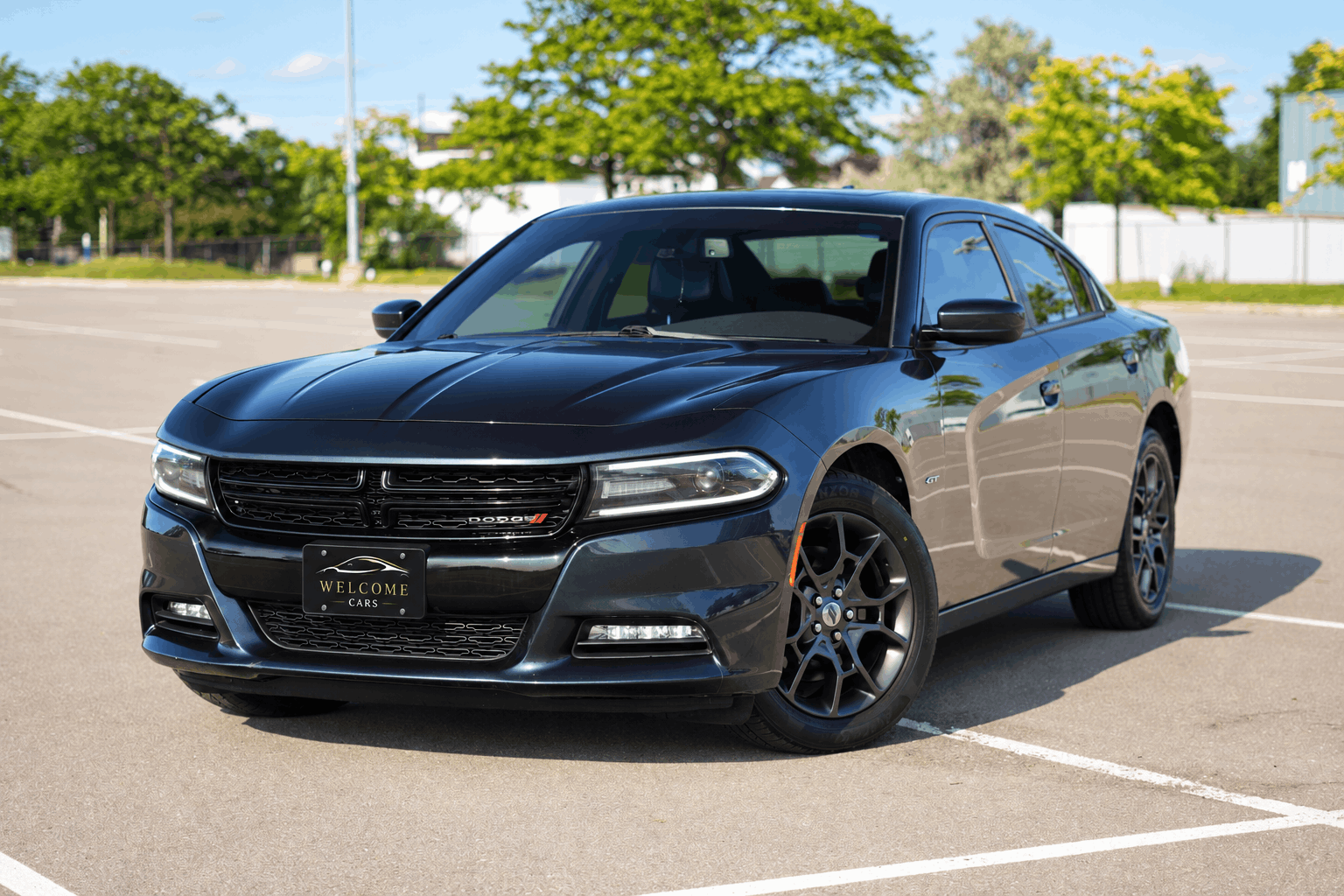 Blue 2018 Dodge Charger Sedan All-Wheel Drive Automatic