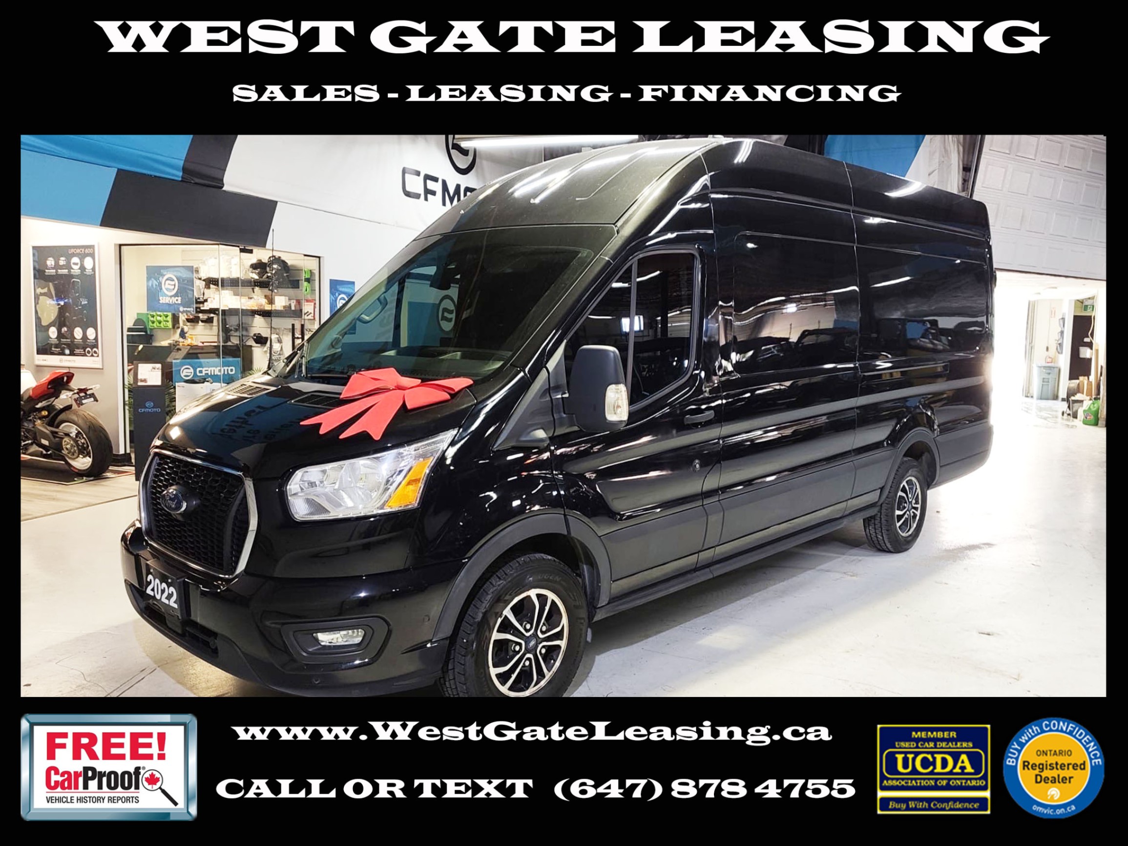 Black 2022 Ford Transit Cargo Van Rear-Wheel Drive Automatic