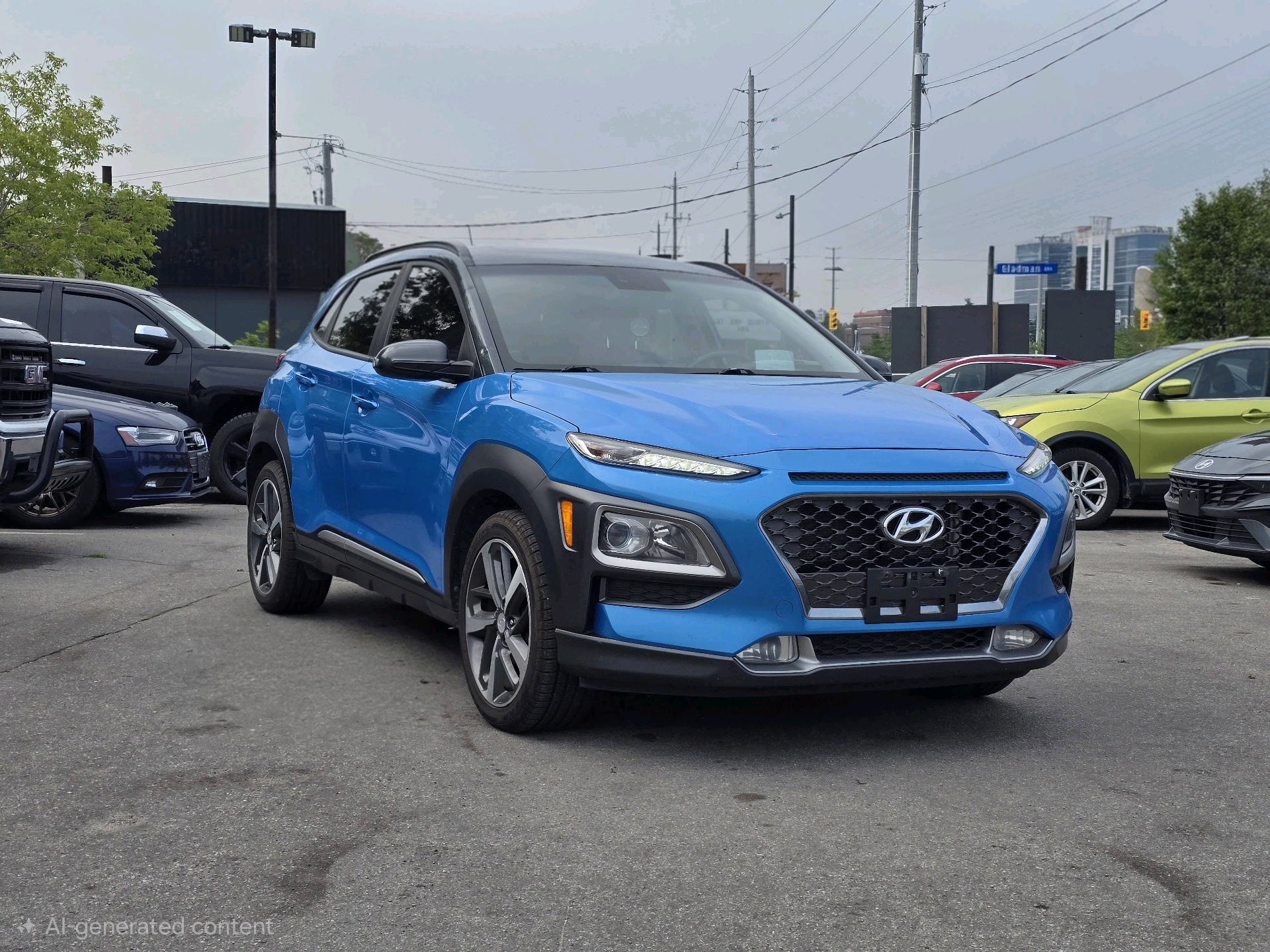 Metallic Ultra Blue 2019 Hyundai Kona SUV / Crossover  Automatic