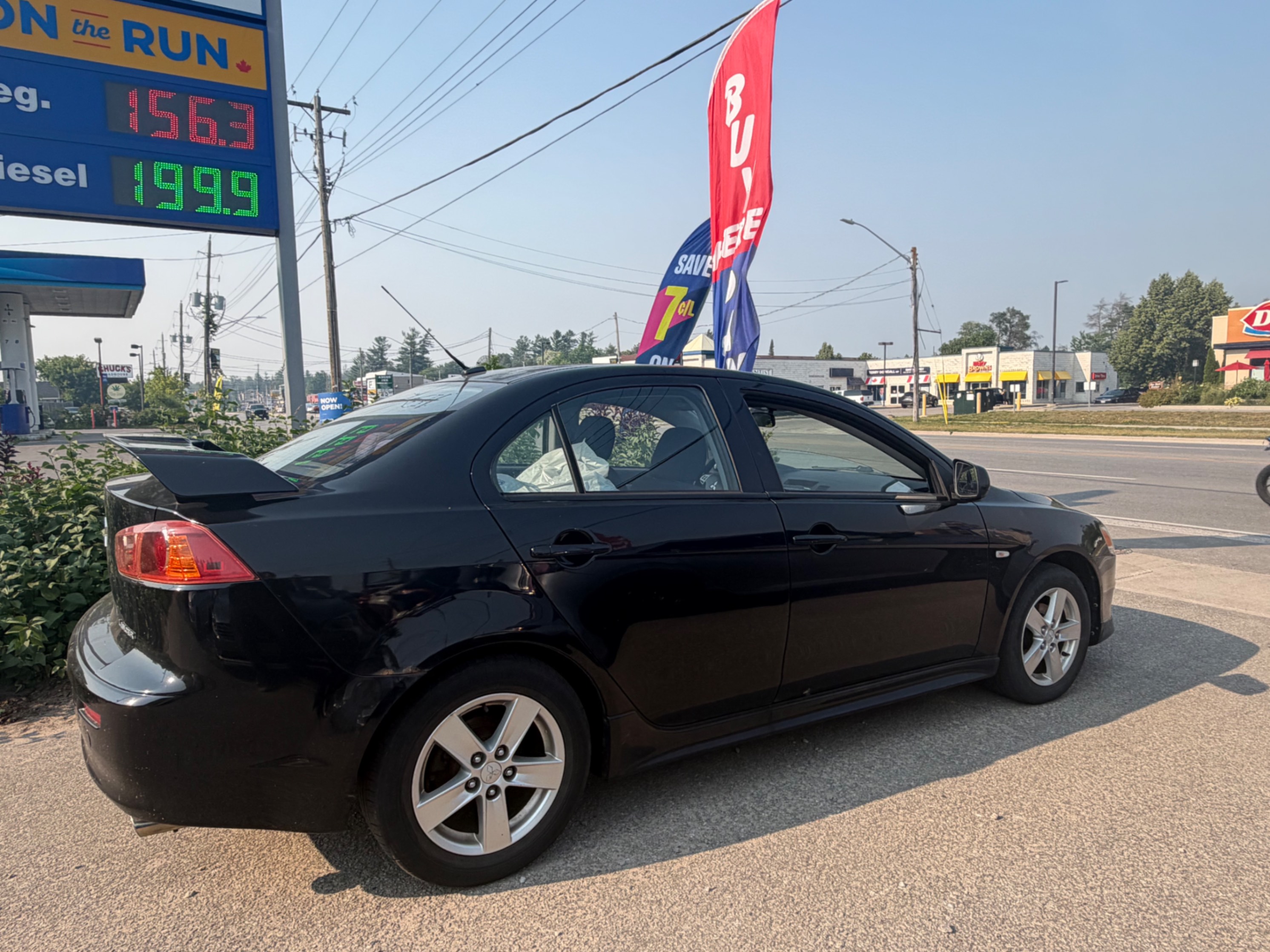 Black 2009 Mitsubishi Lancer Sedan Automatic
