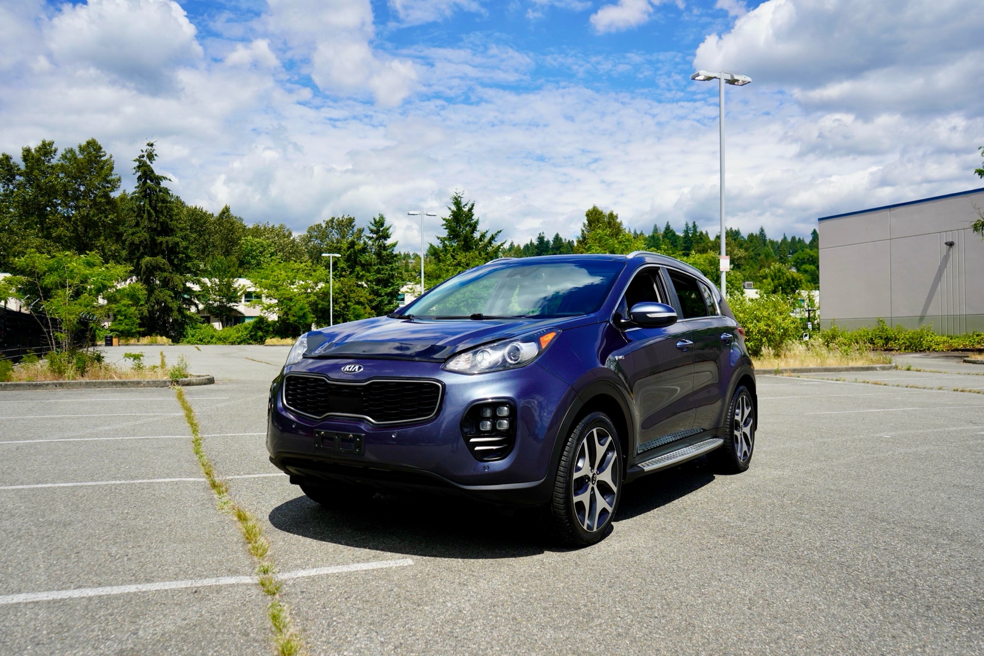 Gray 2017 Kia Sportage SX Turbo AWD SUV / Crossover All-Wheel Drive Automatic