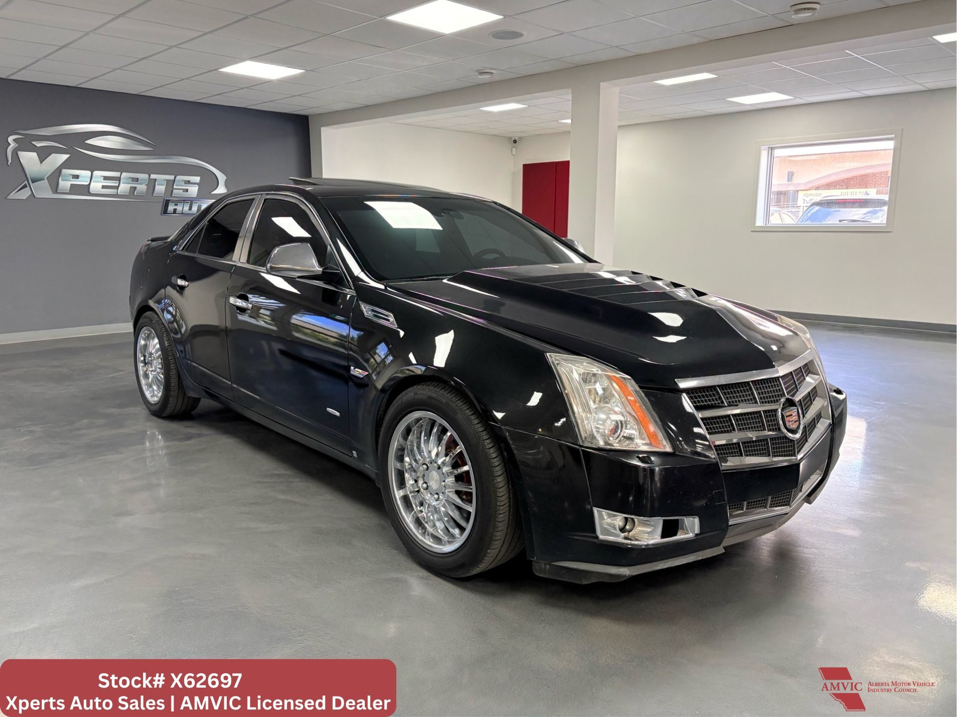 Black 2009 Cadillac CTS Sedan All-Wheel Drive Automatic