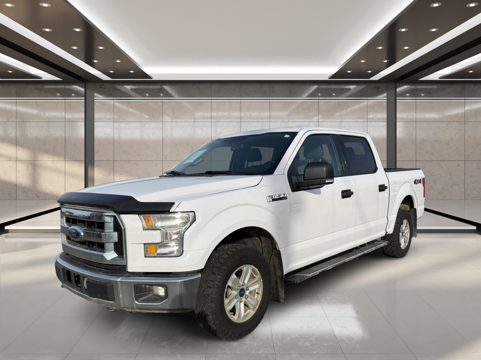 White 2016 Ford F-150 Pickup Truck Four-Wheel Drive Automatic