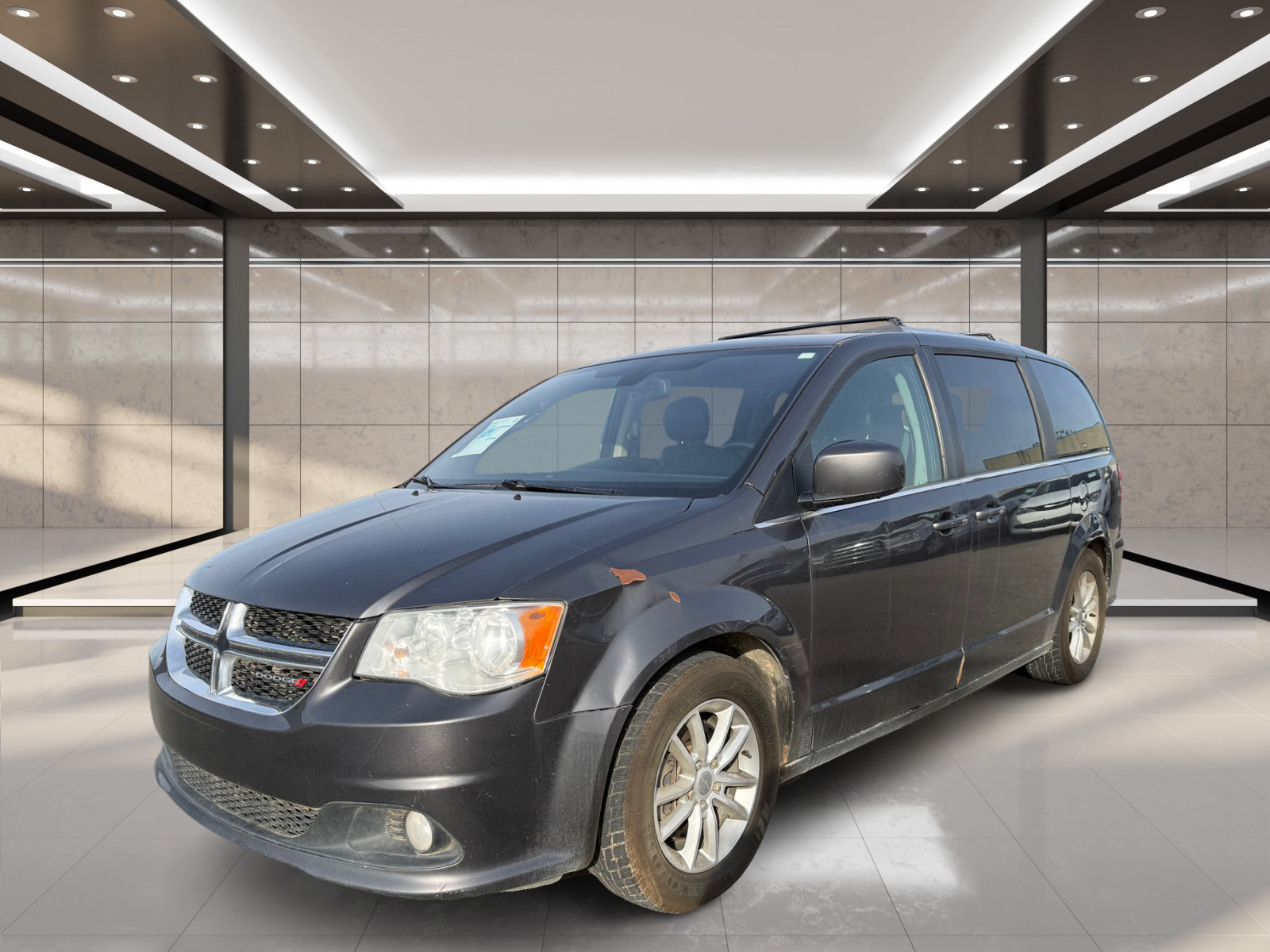 Gray 2019 Dodge Grand Caravan Minivan  Automatic