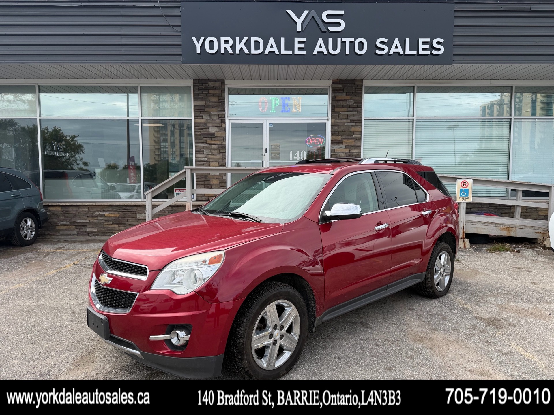 Red 2014 Chevrolet Equinox SUV / Crossover All-Wheel Drive Automatic