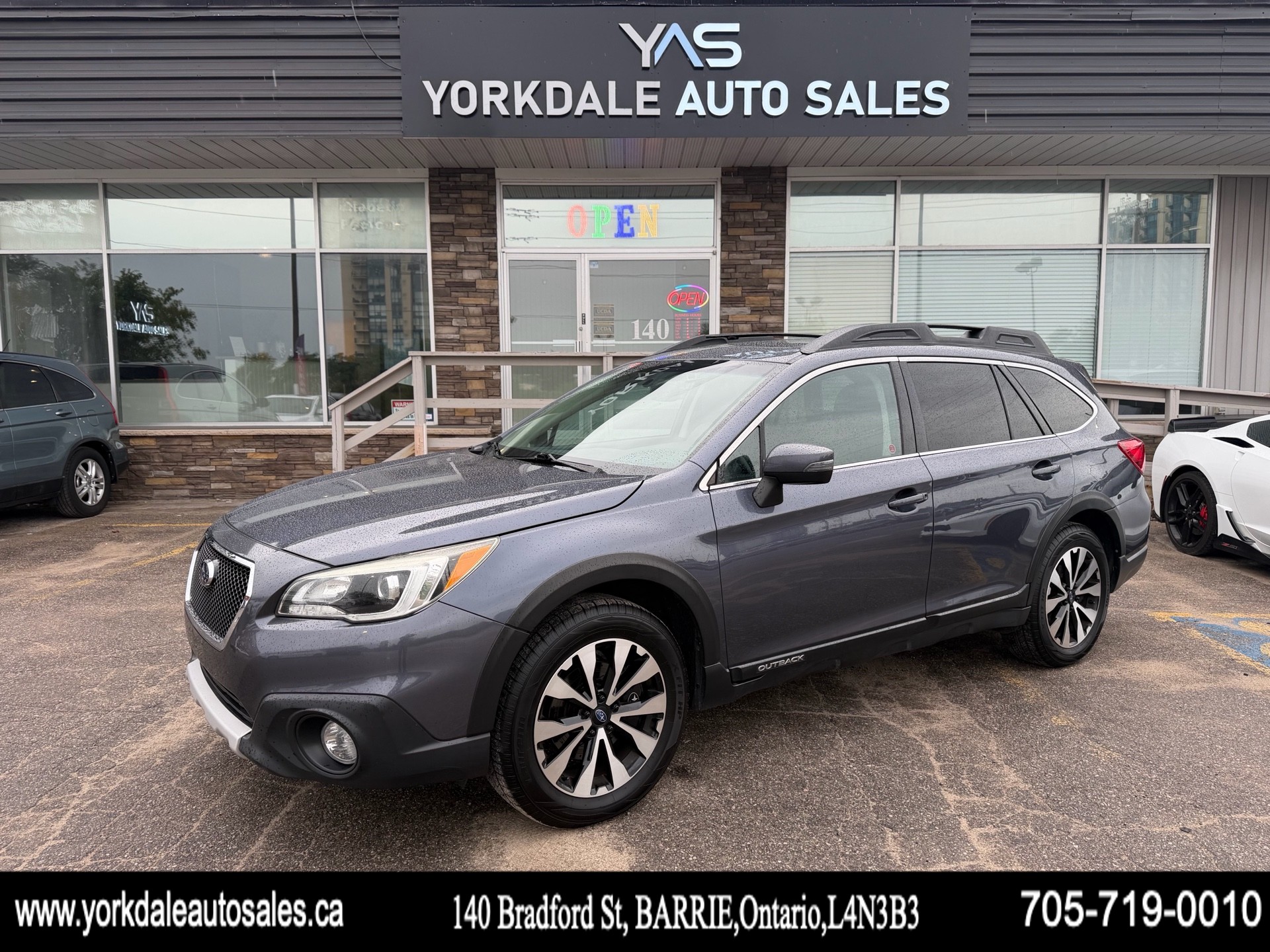 Gray 2016 Subaru Outback Wagon All-Wheel Drive Automatic