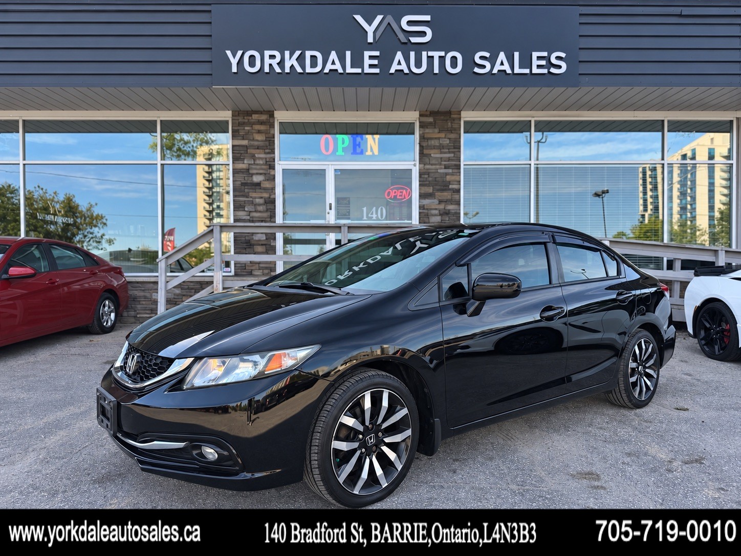 Black 2014 Honda Civic Sedan Automatic