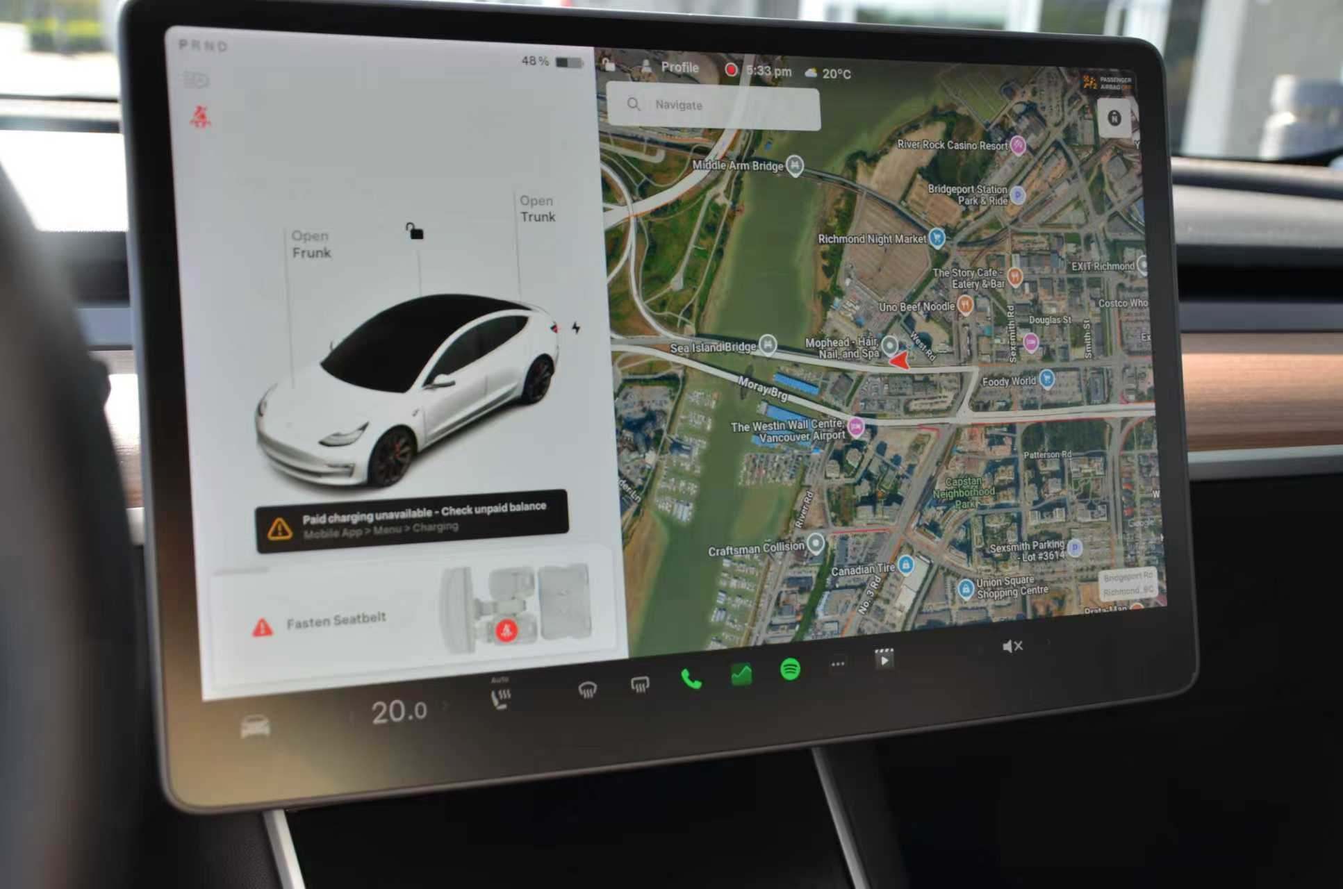 2020 Tesla Model 3 Performance AWD, 温哥华, 全款车