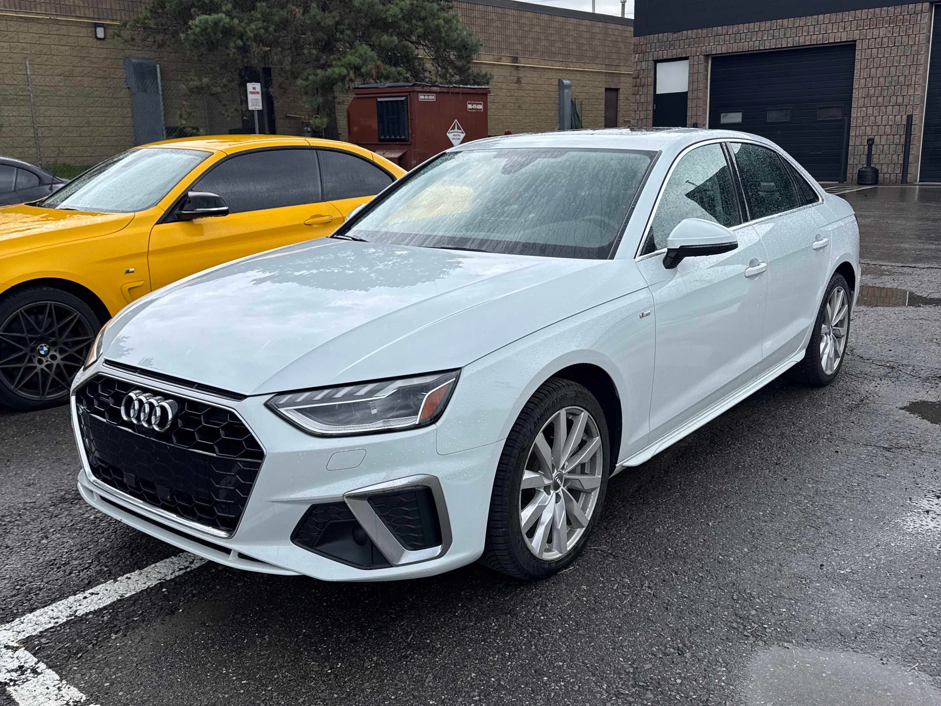 White 2021 Audi A4 Sedan All-Wheel Drive Automatic