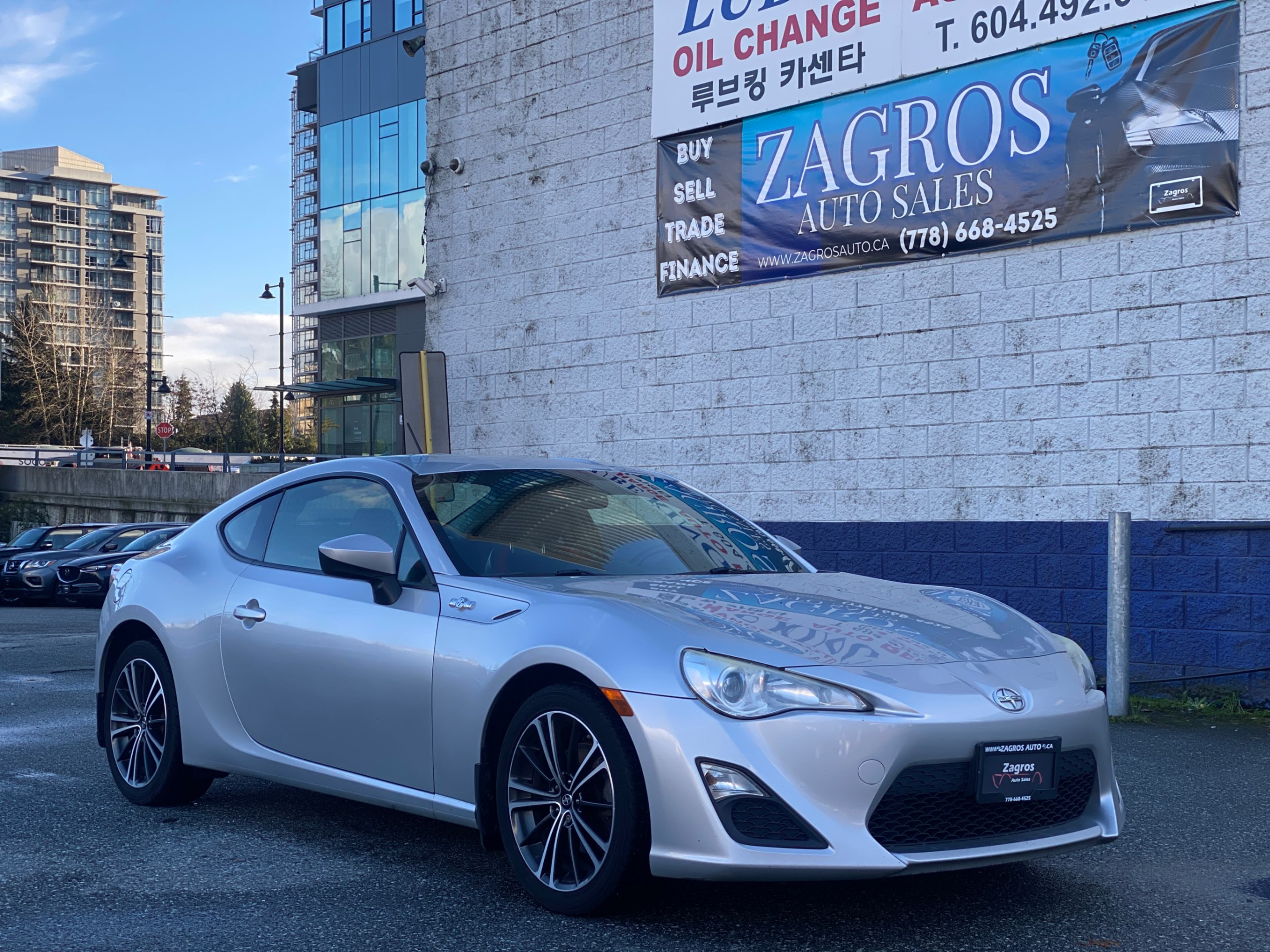 Silver 2013 Scion FR-S Coupe Rear-Wheel Drive Manual