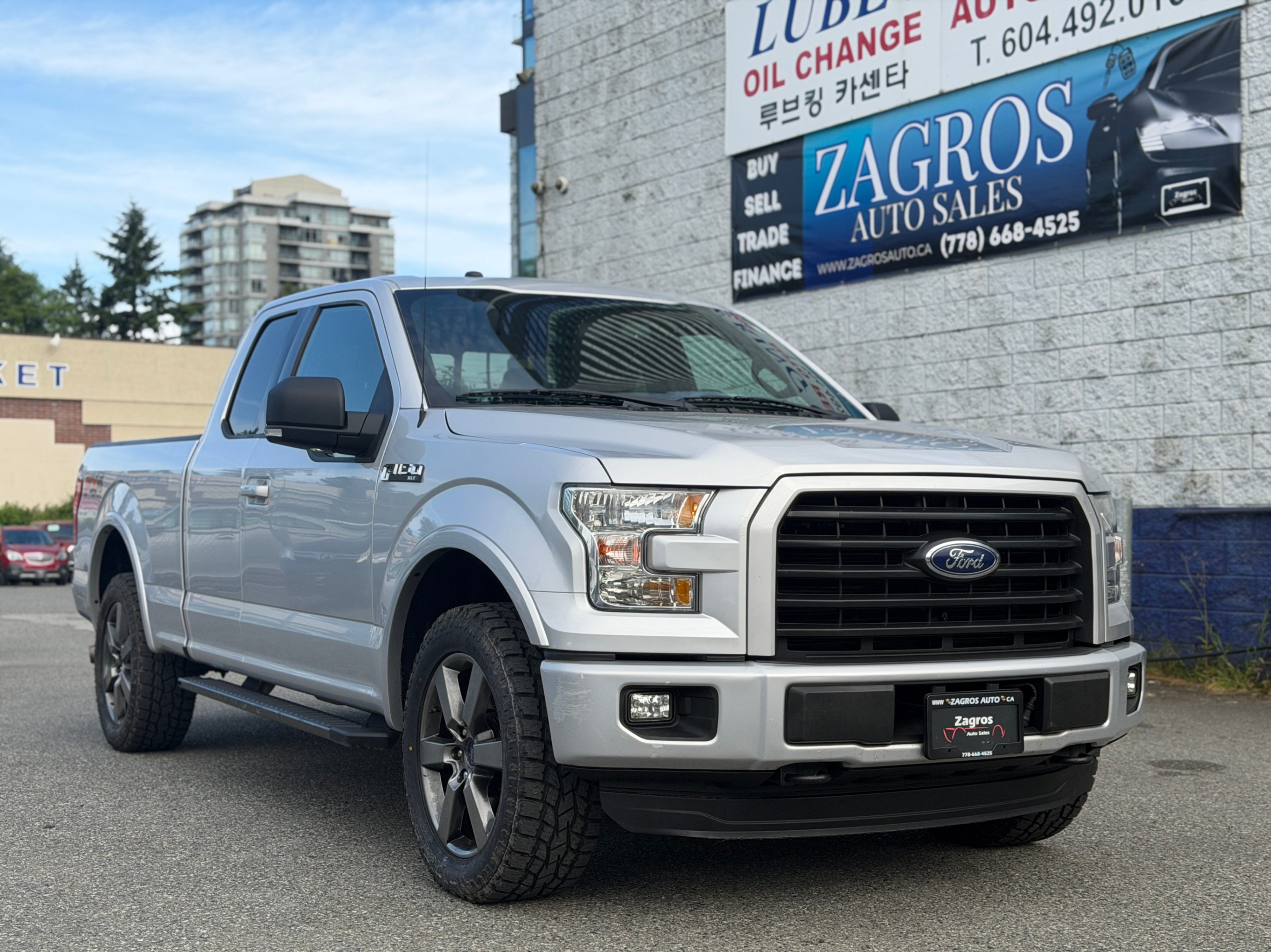 Silver 2016 Ford F-150 Pickup Truck Automatic
