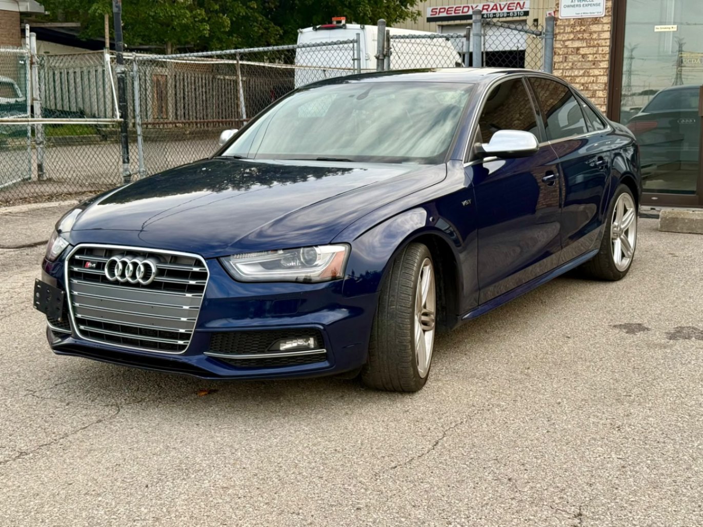 Blue 2014 Audi S4 Sedan Automatic