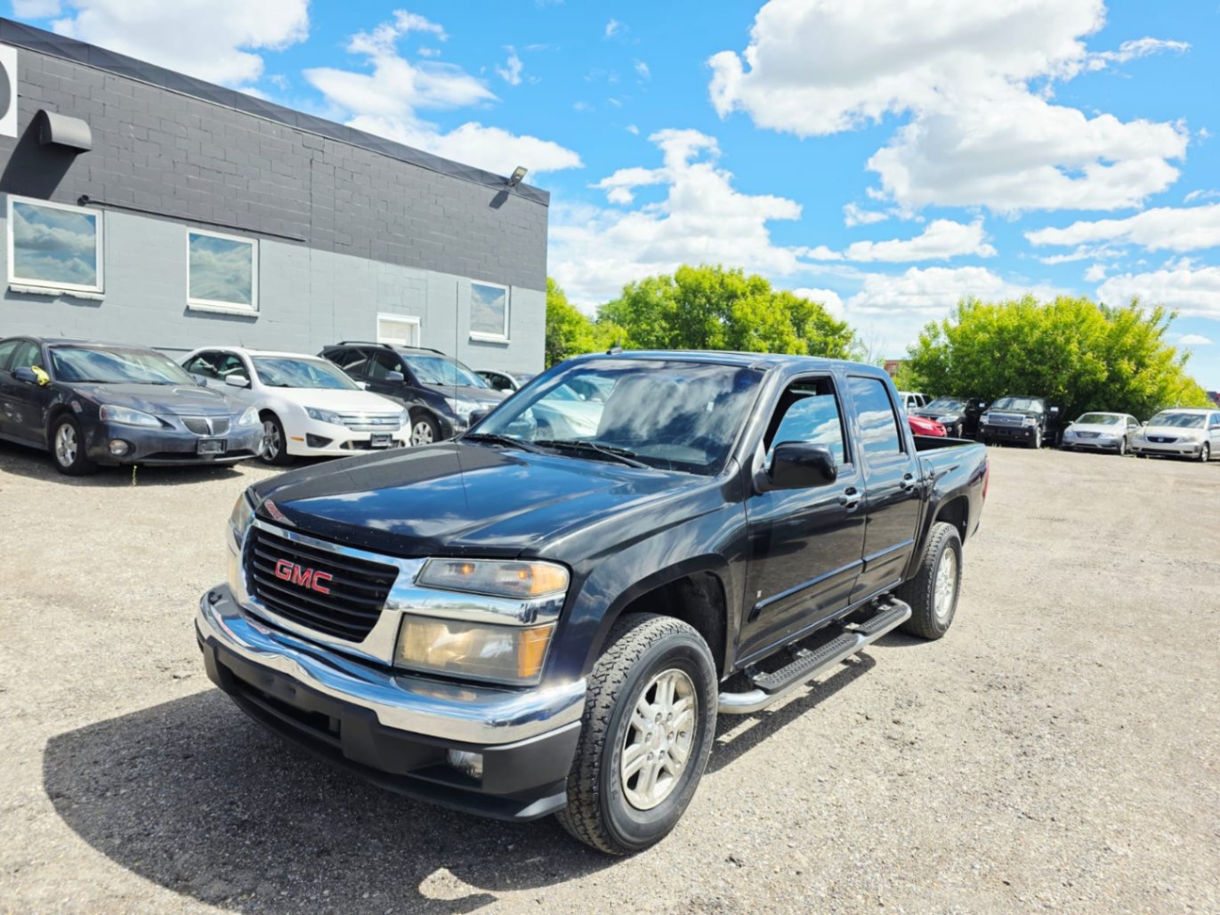 Black 2009 GMC Canyon Pickup Truck Four-Wheel Drive Automatic