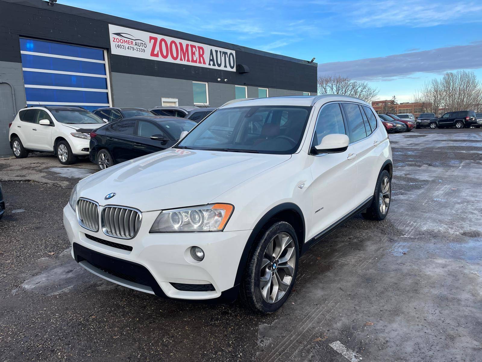 White 2013 BMW X3 xDrive28i AWD SUV / Crossover All-Wheel Drive Automatic