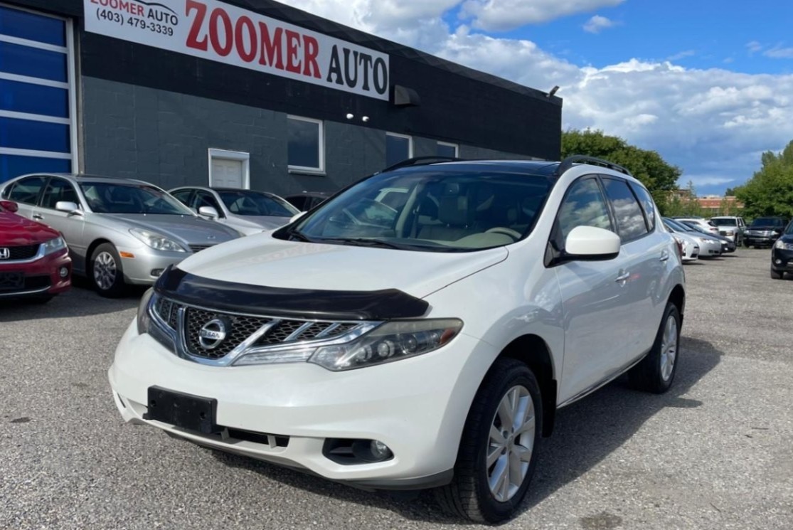 White 2013 Nissan Murano SUV / Crossover All-Wheel Drive Automatic