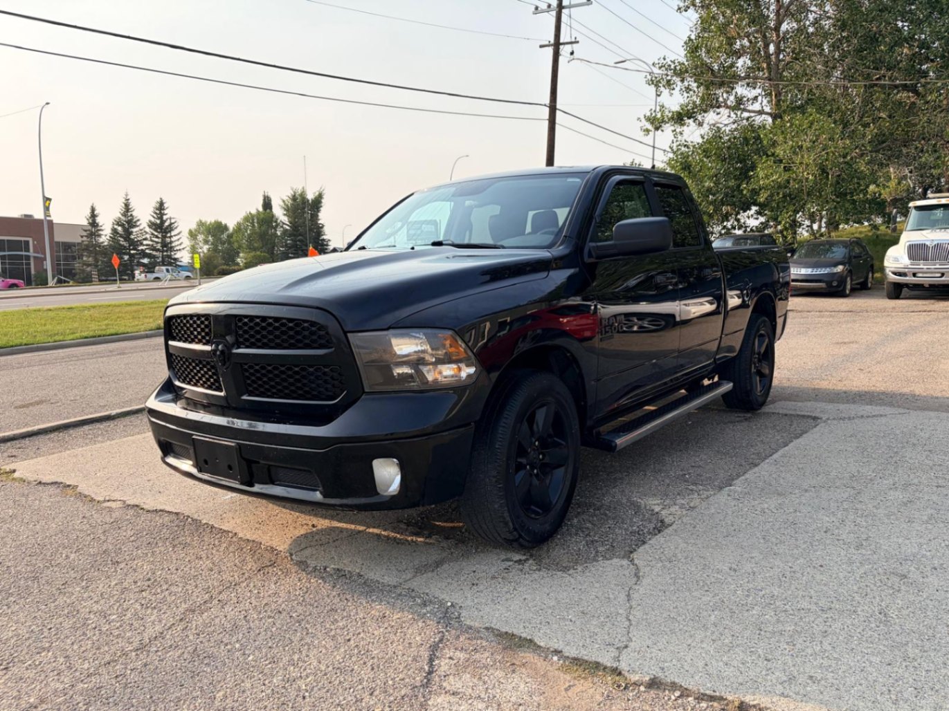 Black 2019 RAM 1500 Pickup Truck Four-Wheel Drive Automatic